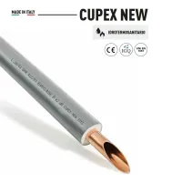 Tubo di rame rivestito preisolato CUPEX NEW ø12 x 1 in rotolo da 50 metri 2RCUPCARA12100B