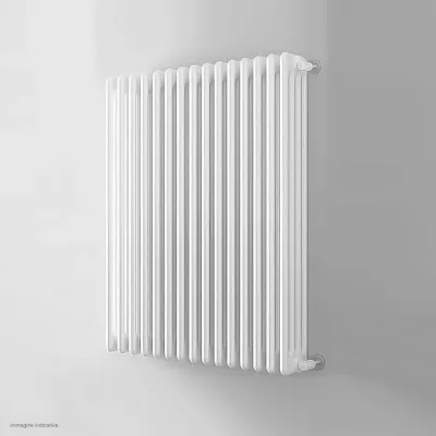 Ardesia radiatore tubolare 4 colonne 10 elementi h.876 - colore bianco RAL9016 - 4 connessioni aperte con filettatura da 1" 3541700001727