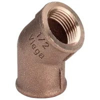 Curva a 90° ø3/4"FF bronzo, filettatura Rp 320645