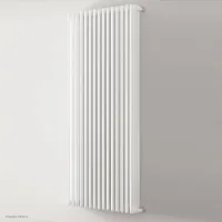 Ardesia radiatore tubolare 4 colonne 10 elementi h.1500 - colore bianco RAL9016 - completo di tappo cieco e riduzioni da 1/2" 3541700046772