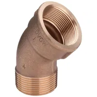 Curva a 45° ø1"MF bronzo, filettatura R, filettatura Rp 264161