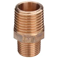 Vite doppia ridotta ø1.1/2"Mx1"M bronzo, filettatura R 321697