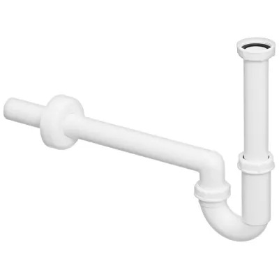 Sifone S lavabo PP bianco ø1.1/4"x32 105952