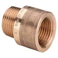 Prolunga MF 3/8"x15 bronzo, filettatura R, filettatura Rp 354923