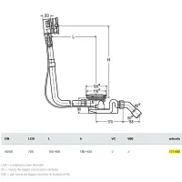 Colonna automatica Rotaplex Trio per vasca L.725 727680