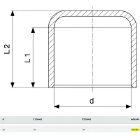 Tappo cappuccio rame ø22 mm estremità a saldare femmina 102951
