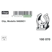 Clip materiale plastico singolo ø15 mm 100070