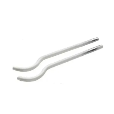 kit mensole bianche Ardesia per radiatore 4 colonne: 2 MENSOLE complete di rosette copriforo di colore bianco e 2 TASSELLI - ø12 L.223 5991990310380