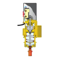 Valvola di scarico termico, ad azione positiva. Attacco G 1"1/2 A (ISO 228-1) M ingresso - G 1"1/4 (ISO 228-1) F uscita 542870