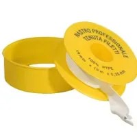 Nastro teflon P.T.F.E. professionale GIALLO 19mm x 15m x 0,20mm 00420