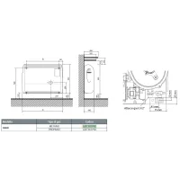 Gazelle Evo stufa gas da interno 3000 a gas metano GEIT301PR2