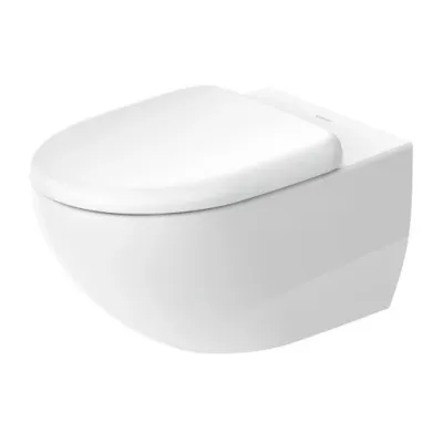 Duravit ARCHITEC vaso wc sospeso Rimless a cacciata, senza brida, senza coperchio, fabbisogno di acqua di risciacquo 4,5 l, UWL classe 1, colore bianco 2572090000