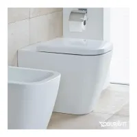 Duravit HAPPY D.2 vaso wc a pavimento a cacciata, a filo parete, per cassetta a incasso o esterna non inclusa, senza sedile, con scarico orizzontale, fabbisogno di acqua di risciacquo 4,5 l, UWL classe 1, colore bianco 2159090000