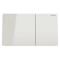 Geberit SIGMA70 placca di comando per risciacquo a due quantità, colore bianco 115.622.SI.1