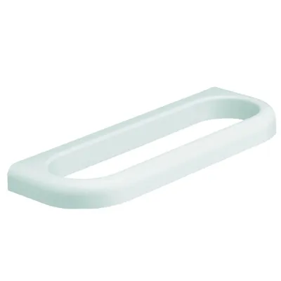 Porta asciugamani 30 bianco serie Linea, dim. 30 x 2,5 x 11 cm 110285002