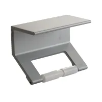 Mensola portarotolo 200 mm grigio porpora opaco, collezione Lissom EVLI101