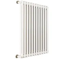 Ardesia radiatore tubolare 2 colonne 12 elementi h.786 - colore bianco RAL9016 - completo di tappo cieco e riduzioni da 1/2" 3541700086060