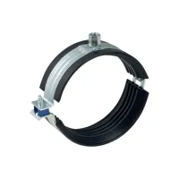 Silent-Pro braccialetto collare Geberit isolato, con dado filettato M8/M10 ø75 mm zincato 393.399.26.1