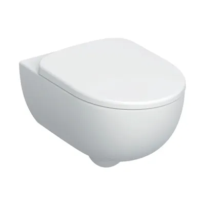 Geberit SELNOVA PREMIUM vaso sospeso Rimfree, a cacciata, con sedile a discesa rallentata e fissaggi nascosti, colore bianco finitura lucido 502.793.00.1