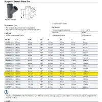 Braga 45° Geberit Silent-Pro ø125 x 110mm PP 393.635.14.1