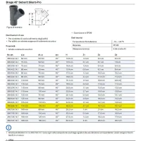 Braga 45° Geberit Silent-Pro ø125 x 125mm PP 393.636.14.1