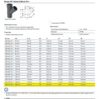 Braga 45° Geberit Silent-Pro ø160 x 160mm PP 393.737.14.1