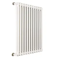 Ardesia radiatore tubolare 2 colonne 26 elementi h.756 - colore bianco RAL9016 - completo di tappo cieco e riduzioni da 1/2" 3541700069613