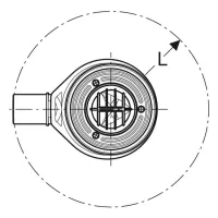 Sifone doccia Geberit d90, con tappo per piletta, altezza della chiusura idraulica 30 mm, scarico in PE 150.583.21.1