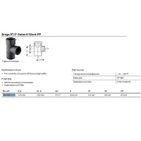 Braga 87,5° Geberit Silent-PP ø125x125mm 390.652.14.1