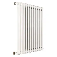 Ardesia radiatore tubolare 2 colonne 27 elementi h.750 - colore bianco RAL9016 - completo di tappo cieco e riduzioni da 1/2" 3541700068137