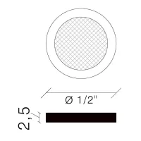 Guarnizioni filtro inox per raccordi 3/4" 102500GG