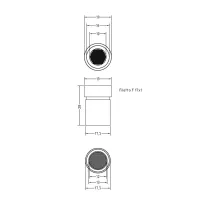 Miniaeratori ottone cromato filetto femmina 17x1 454700OC17X1