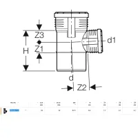 Braga 87,5° Geberit Silent-PP ø32x32mm 390.046.14.1