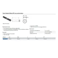 Tubo Geberit Silent-PP con un bicchiere ø40 x L.1500mm 390.105.14.1