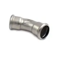 181/450 Curva 45° FF ø76,1 inox 316L a pressare 181076450