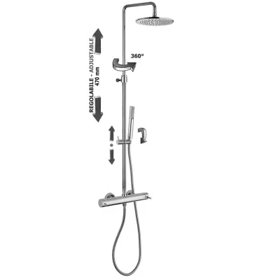 Paffoni colonna doccia regolabile NEW MINI MASTER ZCOL599CR