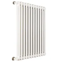 Ardesia radiatore tubolare 2 colonne 7 elementi h.750 - colore bianco RAL9016 - completo di tappo cieco e riduzioni da 1/2" 3541700033028