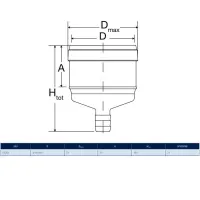 Tappo raccogli condensa Ø60 mm 00000051285