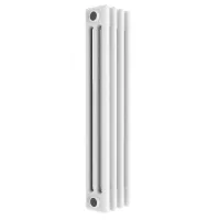 Ardesia radiatore tubolare 3 colonne 10 elementi h.1000 - colore bianco RAL9016 - 4 connessioni aperte con filettatura da 1" 3541700006781