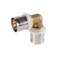 PEXAL BRASS Raccordo gomito intermedio ø20/2,25x20/2,25 a pressare VS0175410