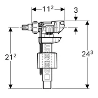 Rubinetto a galleggiante Geberit Tipo 380 3/8″ 240.783.00.5