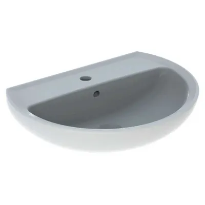 Geberit COLIBRI' lavabo L.60 cm, con foro per rubinetteria e troppopieno, colore bianco finitura lucido 500.887.00.1