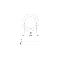 Guarnizione sede sfera per cassetta incasso Sara/Eco - Ricambio Pucci 9038------