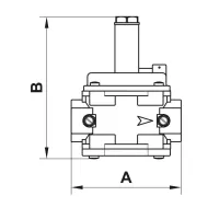 Stabilizzatore doppia membrana Mod. FRG/2MT - attacchi 1" FF 00000040033