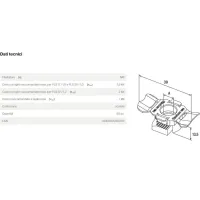 FSM Clix P 8 Dadi per un collegamento semplice e veloce dei profili FLS 00538647