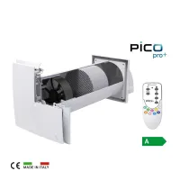 Tecnosystemi PICO PRO+ 45 Unità di ventilazione con recupero di calore puntuale a parete VMC, modalità di controllo Wi-fi tramite APP - ACD100053