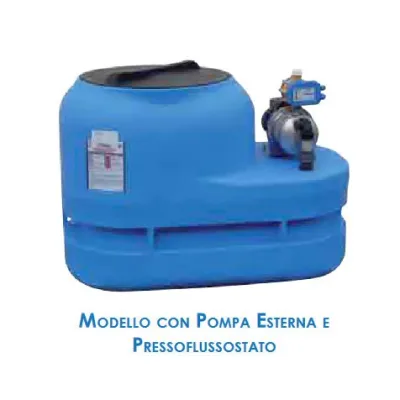 Serbatoio Power 300lt P.ExT. 0,55kW mod. pompa esterna e pressoflussostato 3420316640005