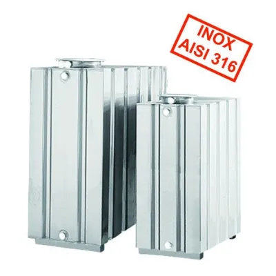 Serbatoio di prima raccolta in acciaio Inox 316L parallelepipedi da 2000 litri 3701114010004