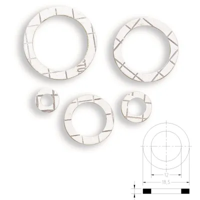 Guarnizione "TA-U" bianche tranc. Per raccordi 1/2" 101801TA1/2