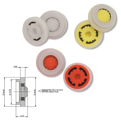 Limitatore portata flusso intercambiabile 4lt/min 4605RFPC4